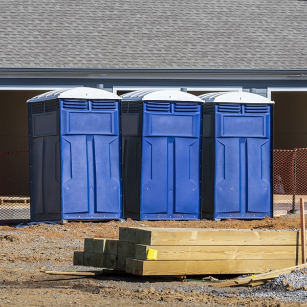 what is the maximum capacity for a single portable toilet in Musella GA